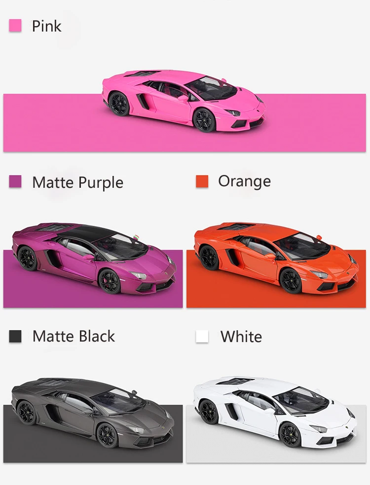 WELLY литье под давлением 1:18 высокая модель симулятора автомобиля Lamborghini Aventador LP700 металлический гоночный автомобиль игрушки из сплава для детей подарки коллекция