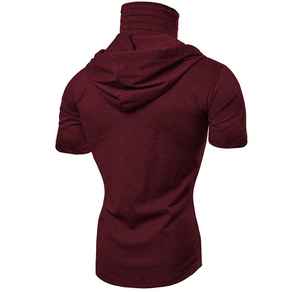 Футболка мужская с маской коротким рукавом модная Повседневная Эластичная