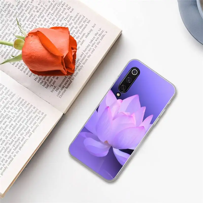

Ricestate Lotus Flower pattern Phone Case For Xiaomi Redmi note 7 8 9 A t k30 max3 9 s 10 pro lite