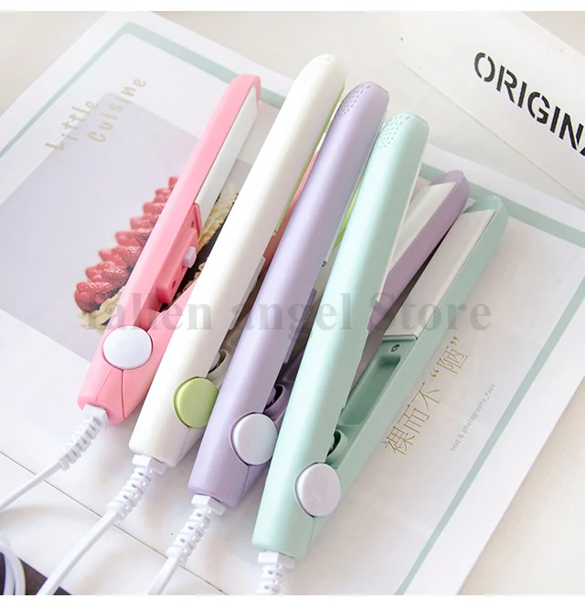 Новинка, мини-выпрямитель для волос, машинка для стрижки волос, щипцы для завивки волос, щипцы для завивки вьющихся волос, утюжок для выпрямления волос, щетка, плоский Утюг