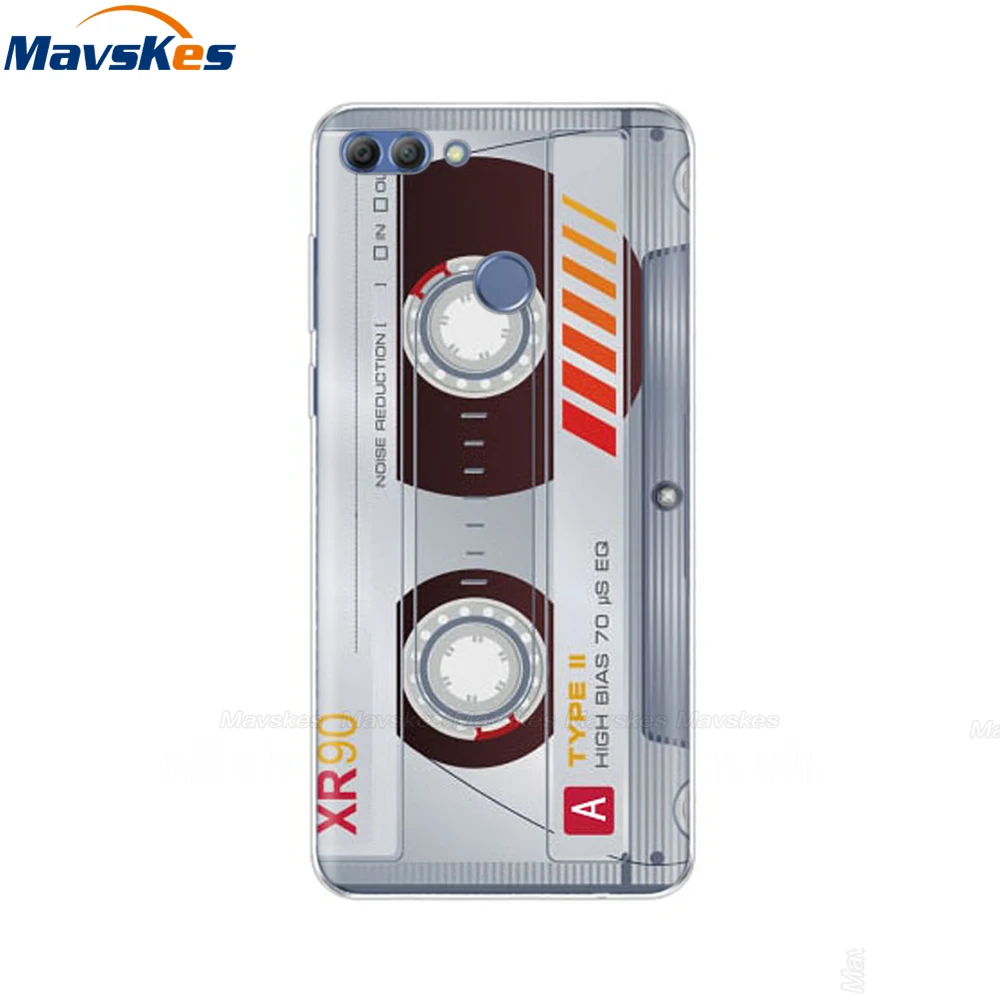 for huawei p smart case cute tpu soft silicone transparent back cover phone case for huawei p smart cover fig lx1 enjoy 7s case free global shipping