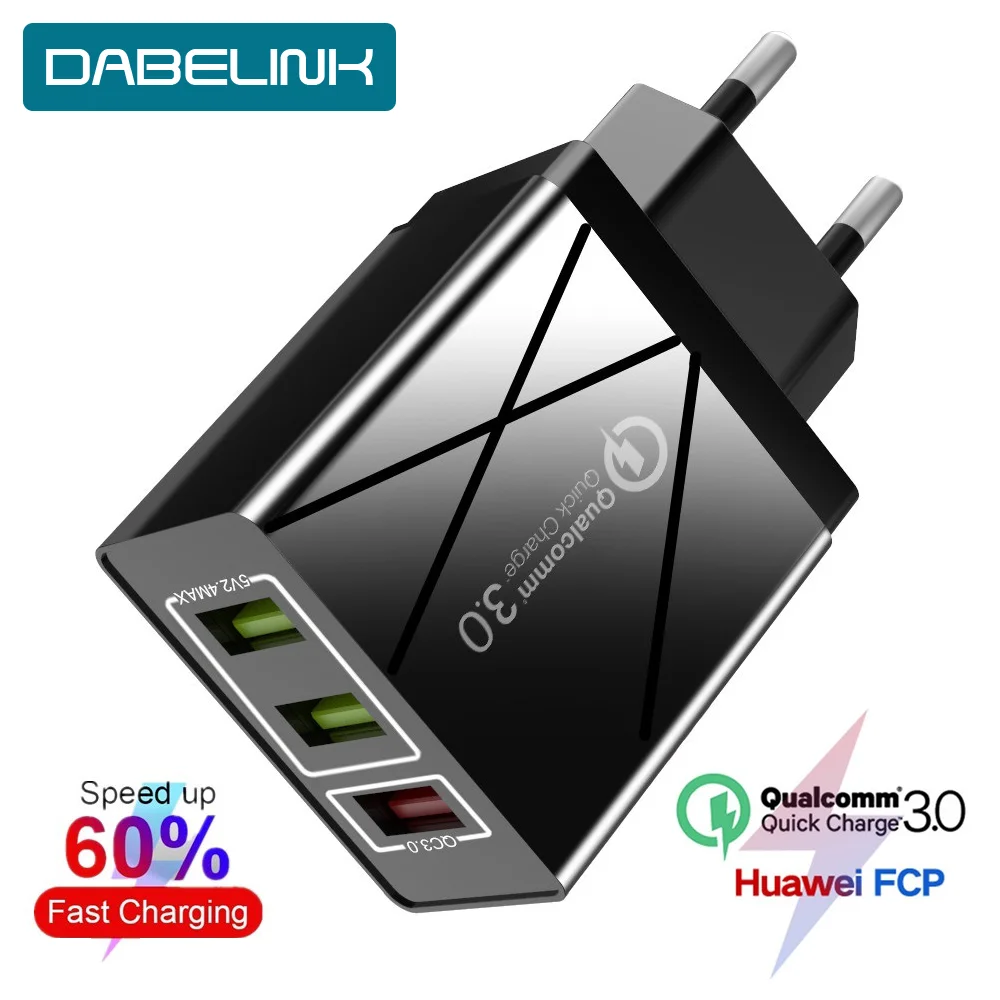 USB быстрое зарядное устройство 3 0 30 Вт Type C QC Power для Samsung S10 plus iPhone 11 Pro|Зарядные