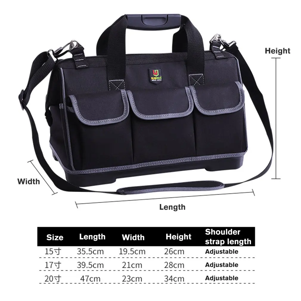 

D9 Hardware Repair Kit Tool Bag Electrician Work Multifunction Durable Mechanics Oxford Cloth Storage Bag Organizer Bag Sale