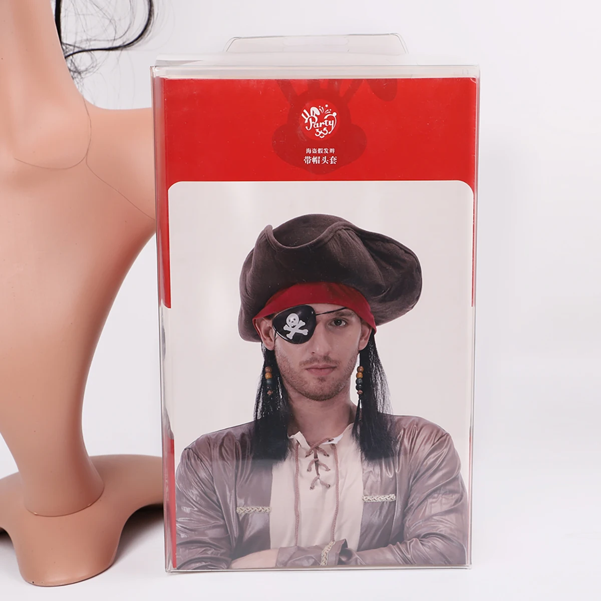 

Pirate Wig Halloween Costume for Men Adult Captain Cosplay Braided Wig Performance Masquerade Stage Drama Fancy Decoration