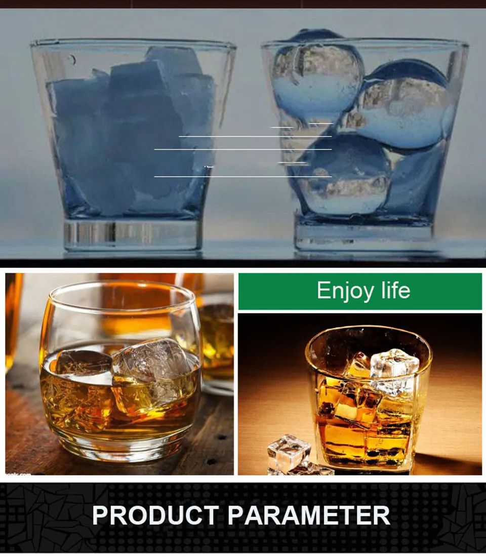 

Kitchen Ice Cream Moulds Ice Ball Molds DIY Home Bar Party Cocktail Use Sphere Round Ball Ice Cube Makers