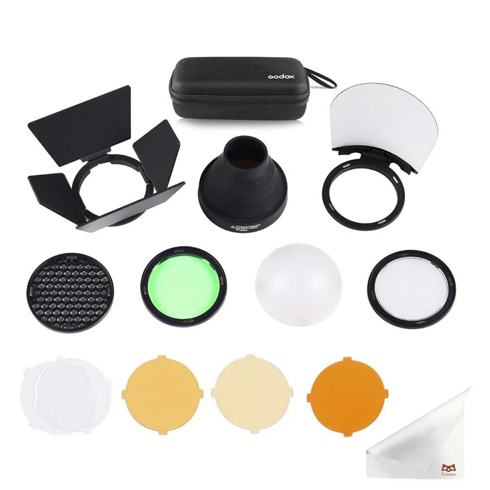 Аксессуар для вспышки набор магнитных круглых головок godox ad200 AK R1 комплект мини