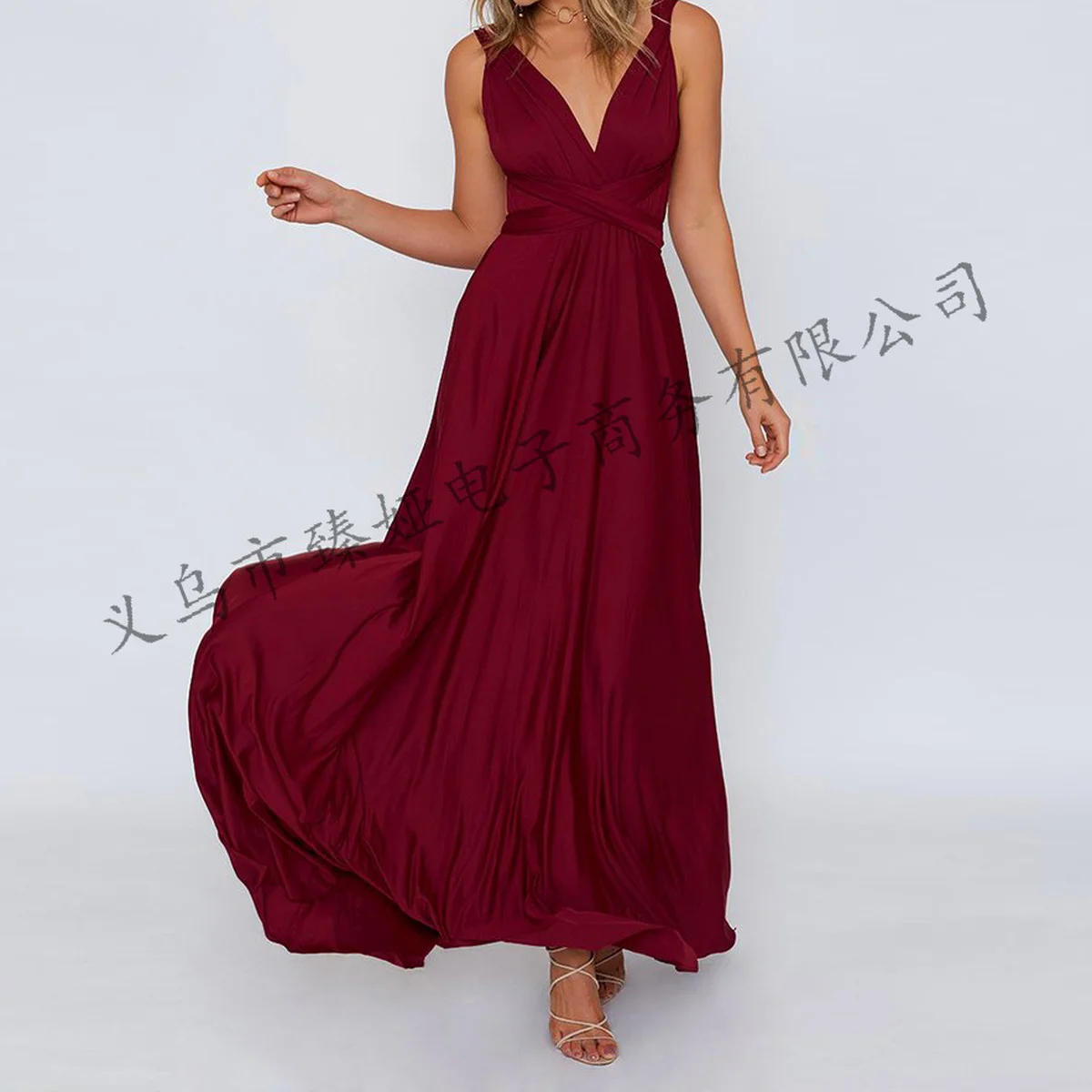 

С Открытой Спиной Длинные брюки для девочек эластичные Платье женское сексуальное платье с тоненькими полосочками, длинное сексуальное ле...