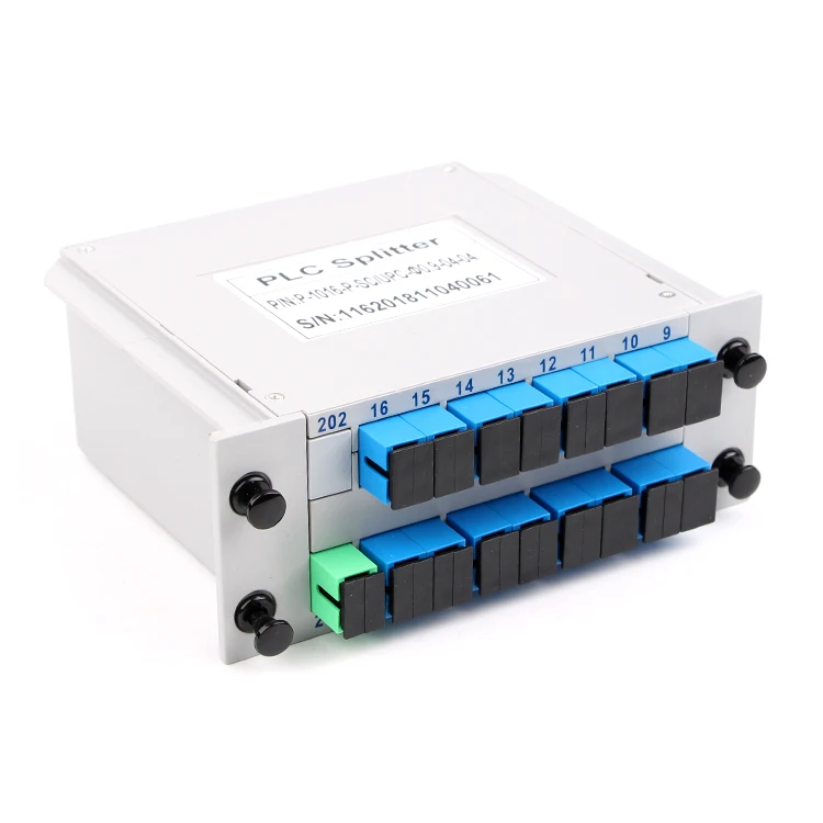 Модуль-разветвитель SC/UPC PLC вставка кассетной карты 1:16 | Мобильные телефоны и