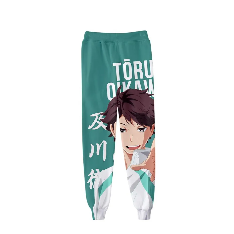 Брюки Haikyuu 3D спортивные брюки теплые тонкая мужская одежда для мужчин прямые
