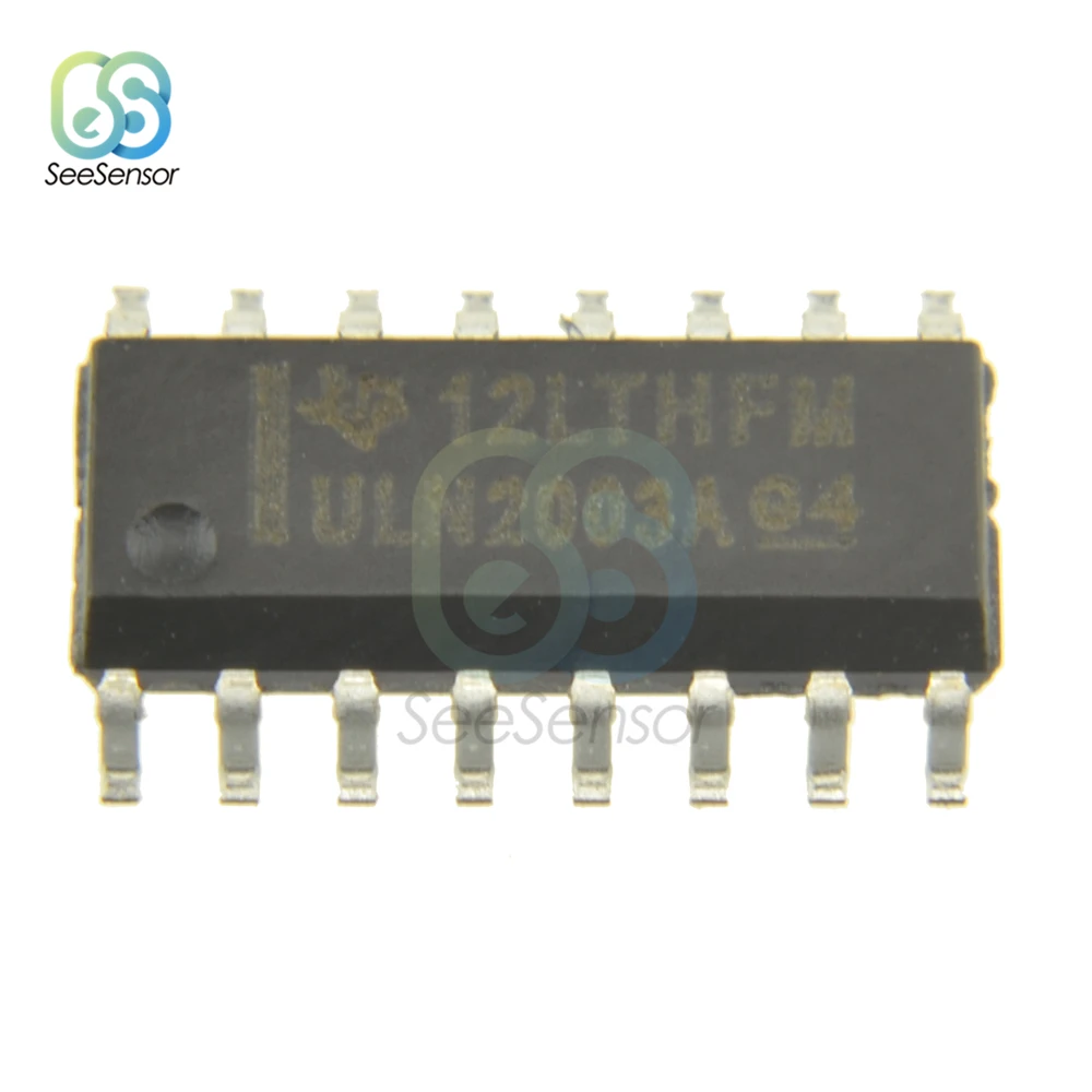 Микросхема ULN2003AN ULN2003A DIP16 SOP16 ULN2003 ULN2003APG DIP SOP IC|Детали и аксессуары для приборов| |