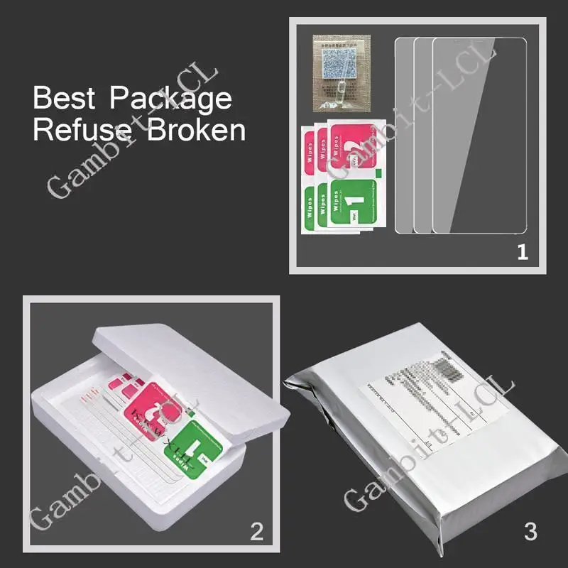 Защитное стекло закаленное для Samsung Galaxy A10/A11/A12/A20/A30/A31/A32/A40/A41/A42/A50/A51/A52/A70/A71 3 шт.