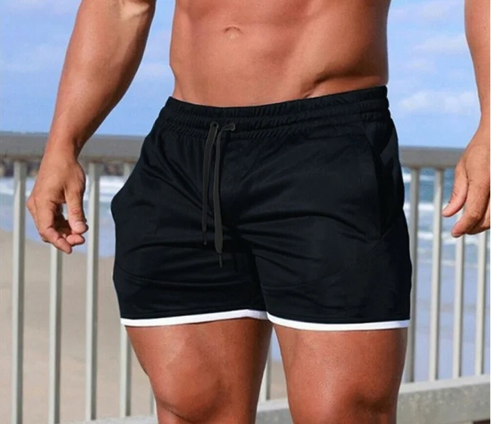 

Summer Shorts New Men fitnes Short homme Casual Beach Shorts Running Gyms Jogger Cool bermuda Mens Boardshorts Mesh Shorts