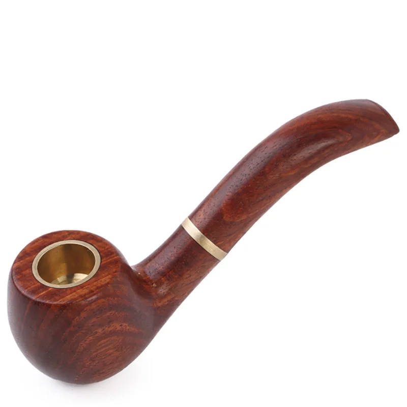 Трубка для загара крови из цельного дерева ручной работы классическая