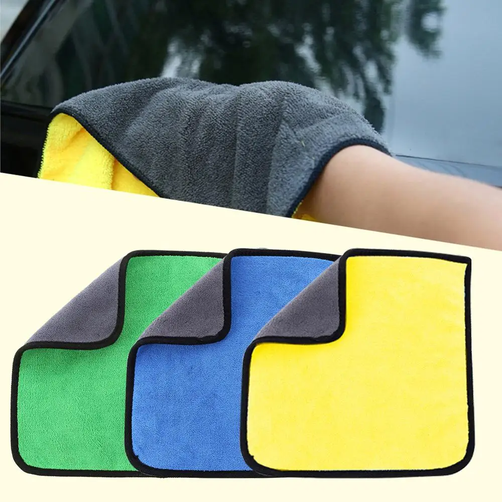 

30x30/38x45cm Car Cleaning Towels Microfiber Fast-Drying Towels Super Absorbent Car Wash Cleaning Polishing Cloths Scratch Free