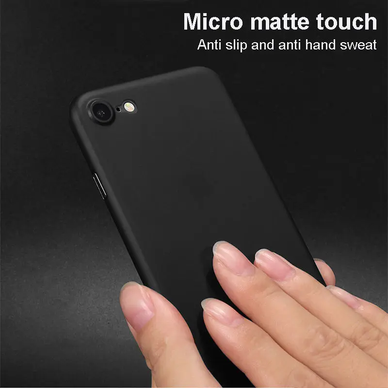 Матовый ультра тонкий чехол для IPhone 11 Pro X XR XS MAX 8 6 6s 7 Plus противоударный задний