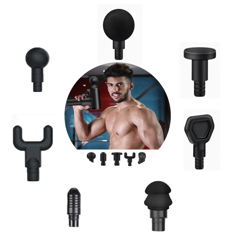 1pcs/set Body Relaxation Fascia Massager Gun Replacement Head Massage Kit Muscle Fitness Weight Loss 40 | Красота и здоровье