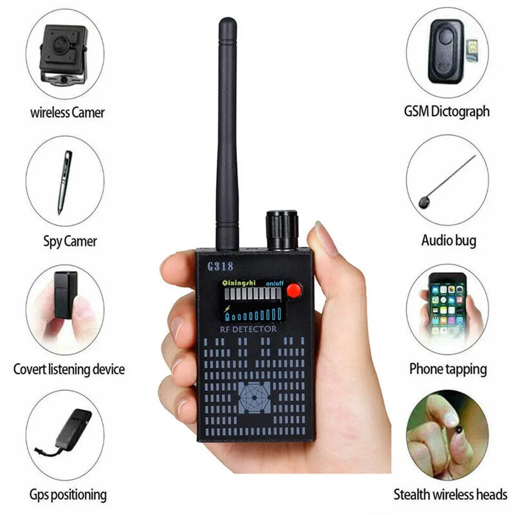 G318 анти-шпионский усилитель сигнала детектор радиочастот шпион Ошибка GPS трекер