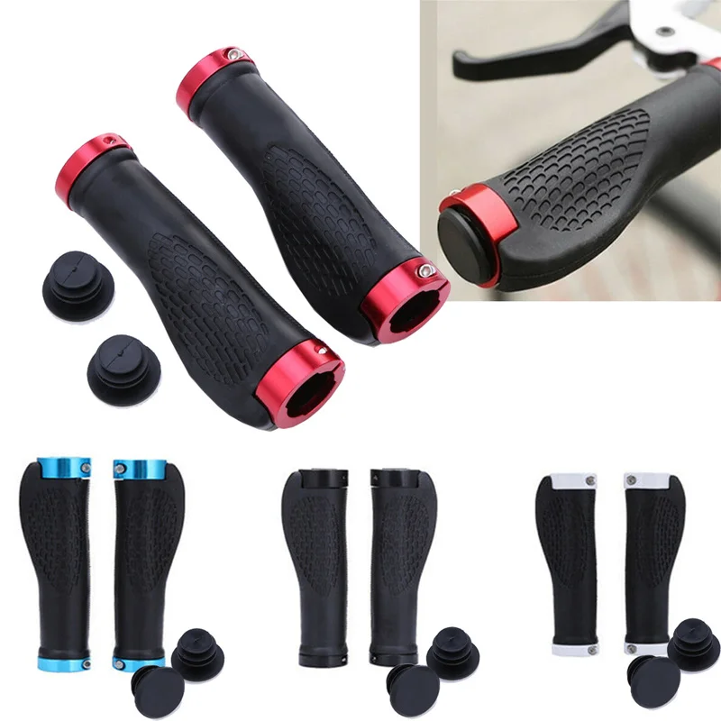 

2pcs/1 Pair Mountain Bike Grip Bicycle Handlebar Grips Soft Rubber Anti-slip Road Cycling Bike Bicycle MTB Handlebar Cover