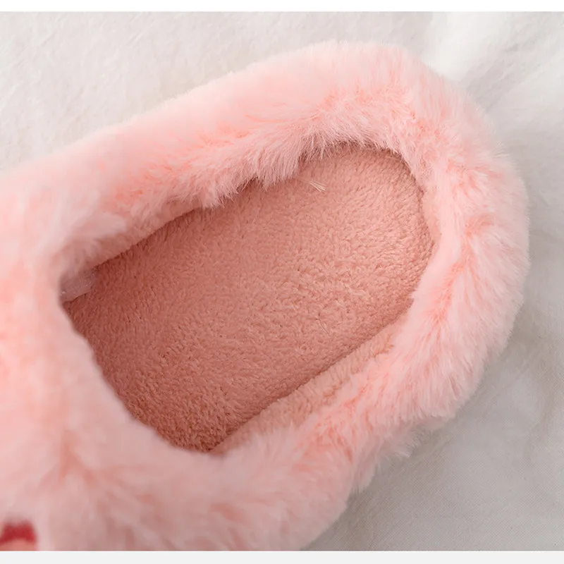 Тапочки с мультяшным радужным единорогом новинка 2020 демисезонные зимние детские