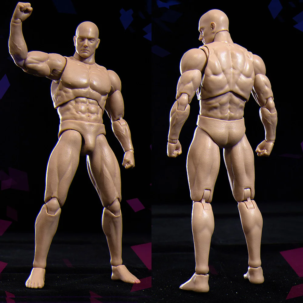 

In Stock VTOYS x BMS 1:12 VSD003 Strong Muscular Body 6" Inch Male Action Figure Body