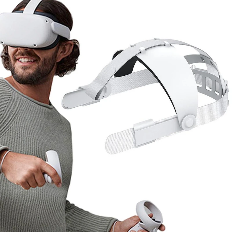 

Регулируемая повязка на голову, подушка, шлем, совместим с Quest 2, поддерживают баланс, уменьшают виртуальную реальность, гарнитура, подушка д...