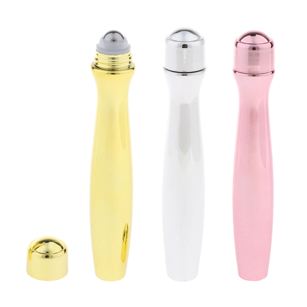 

Essential Oil Roller Bottles With Stainless Steel Balls, 15ml Leakproof Plastic