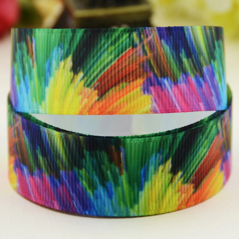 

22 мм 25 мм, 38 мм, 75 мм с абстрактным рисунком в виде печатная корсажная лента вечерние свадебные украшения 10 ярдов X-03718