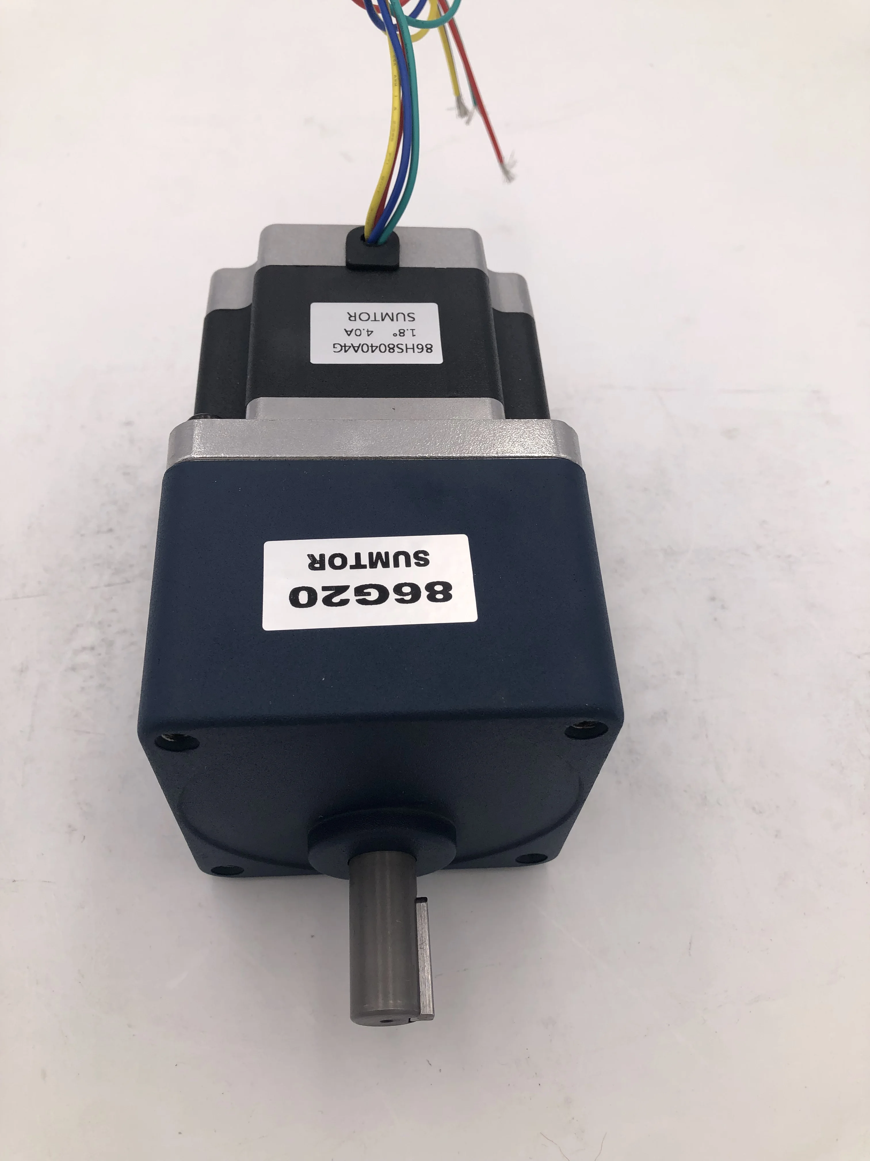 150:1 180:1 NEMA 34 Gear reduction stepper motor 80 mm Length 4A 4N.m