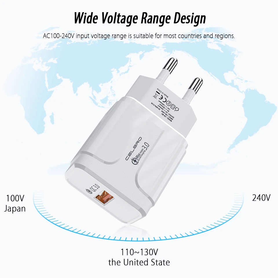 Qc 3,0 Быстрая зарядка 3,0 Usb настенное зарядное устройство qc3.0 Быстрая зарядка US Eu зарядное устройство s для телефонов Xiaomi Mi A3 CC9