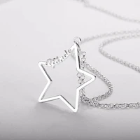 goxijite personalized custom necklace stainless steel star choker letter gold color for women nameplate birthday jewelry gift