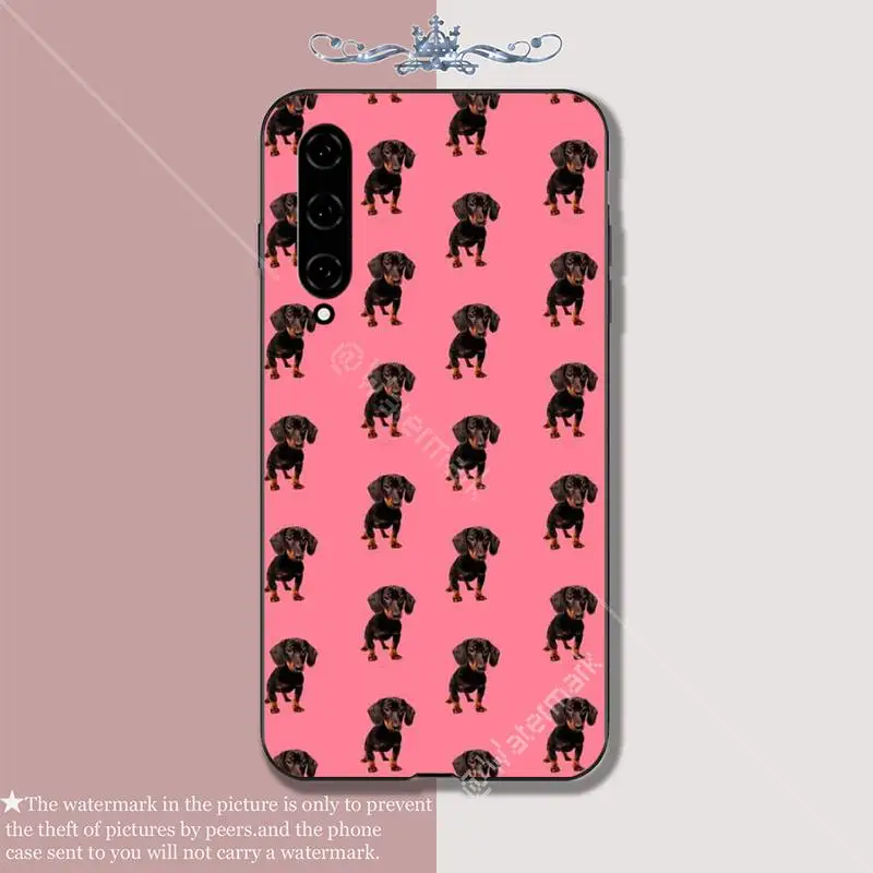 Чехол для телефона Dachshund Doxie Flower Dog щенок Роскошный чехол xiaomi mi 8 9 10 lite se pro max