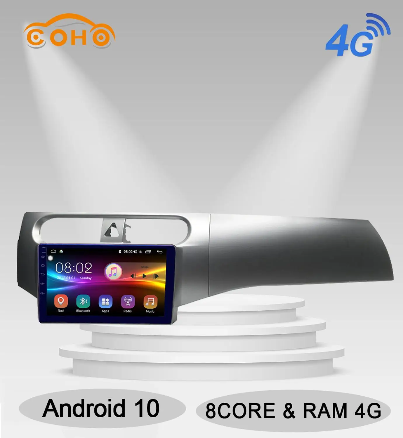 Android 10 0 8 ядерный центральный мультимидиа автомобильное радио Carplay GPS навигация