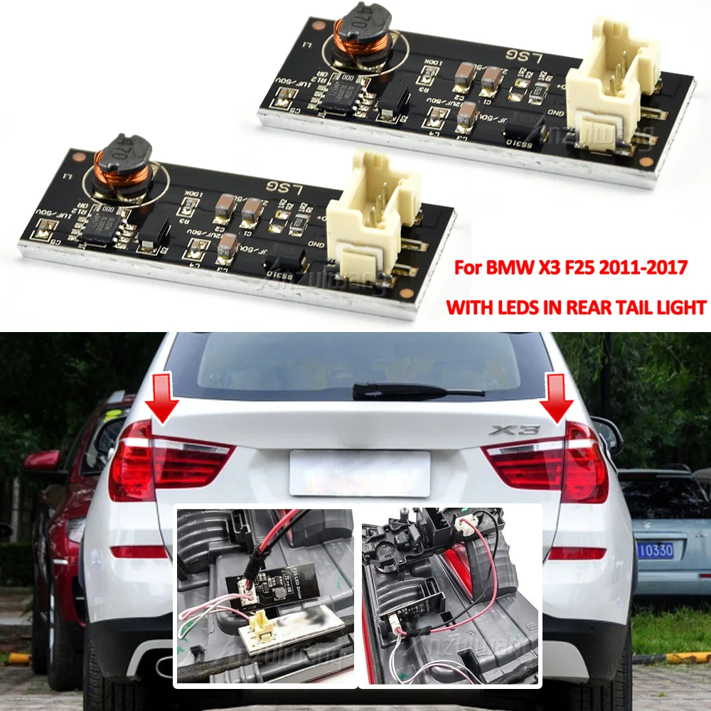 

New Rear Driver F25 b003809.2 LED light Repair Led025 3W 63217217314 Replacement Board Tail Light For X3 Sport 02CBA1101ABK Chip