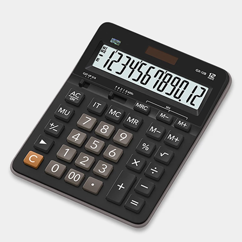 MX AX DX GX-12B Business Electronic Office Calculator 12-digit Solar Desktop Accounting and Financial Computer | Компьютеры и офис