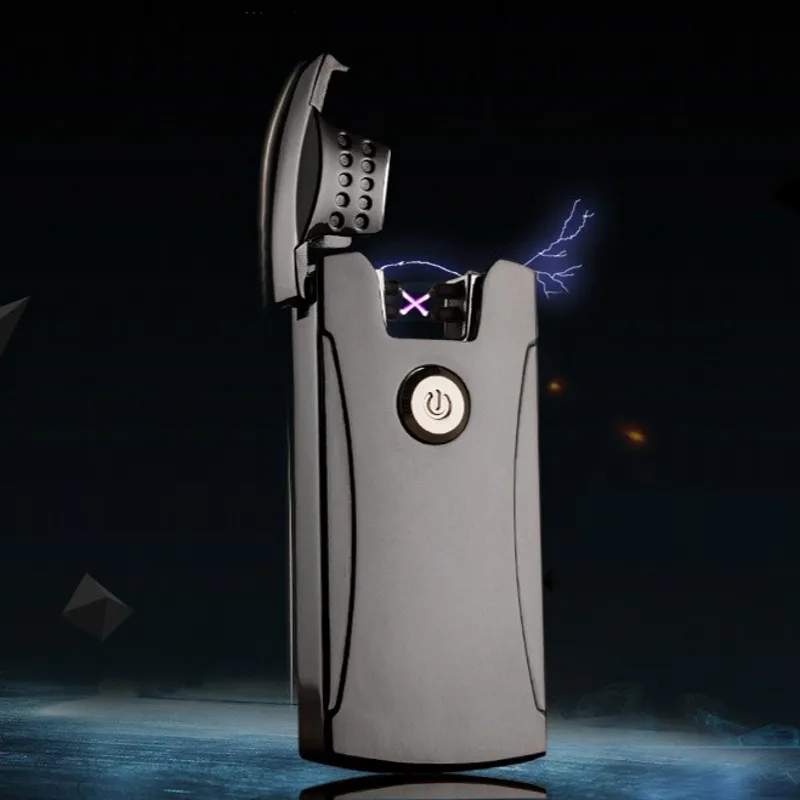 Новинка зажигалка для сигарет оригинальный бренд двойная импульсно дуговая USB