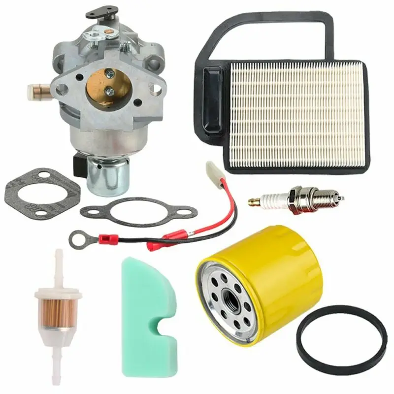 

For Kohler SV 15HP 17HP 18HP Carburetor Filters Kit 20-853-33-S 20-853-8-S Cotton Solenoid Valve Cable