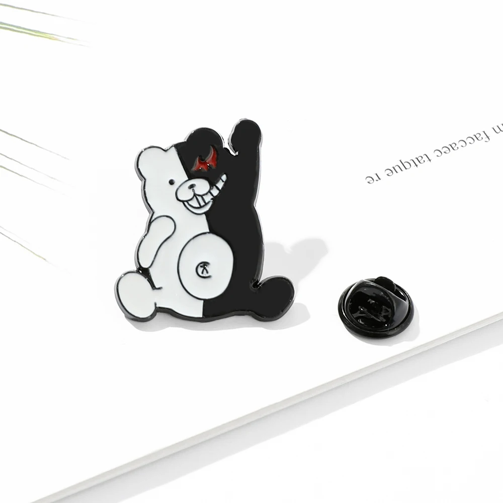 Творческие эмалевые значки Danganronpa в стиле аниме Значки для рюкзака воротника