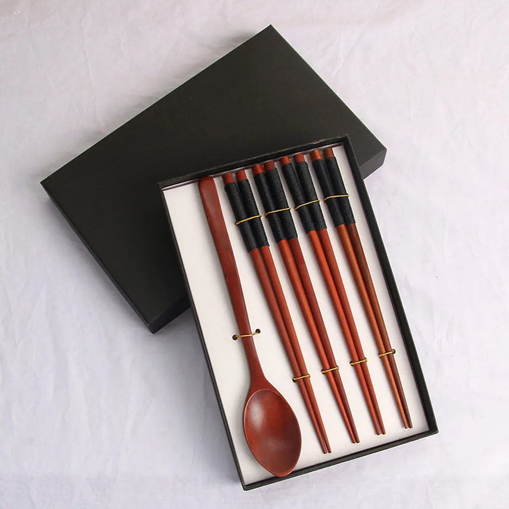 Набор палочек для еды японские палочки из натуральных материалов многоразовые