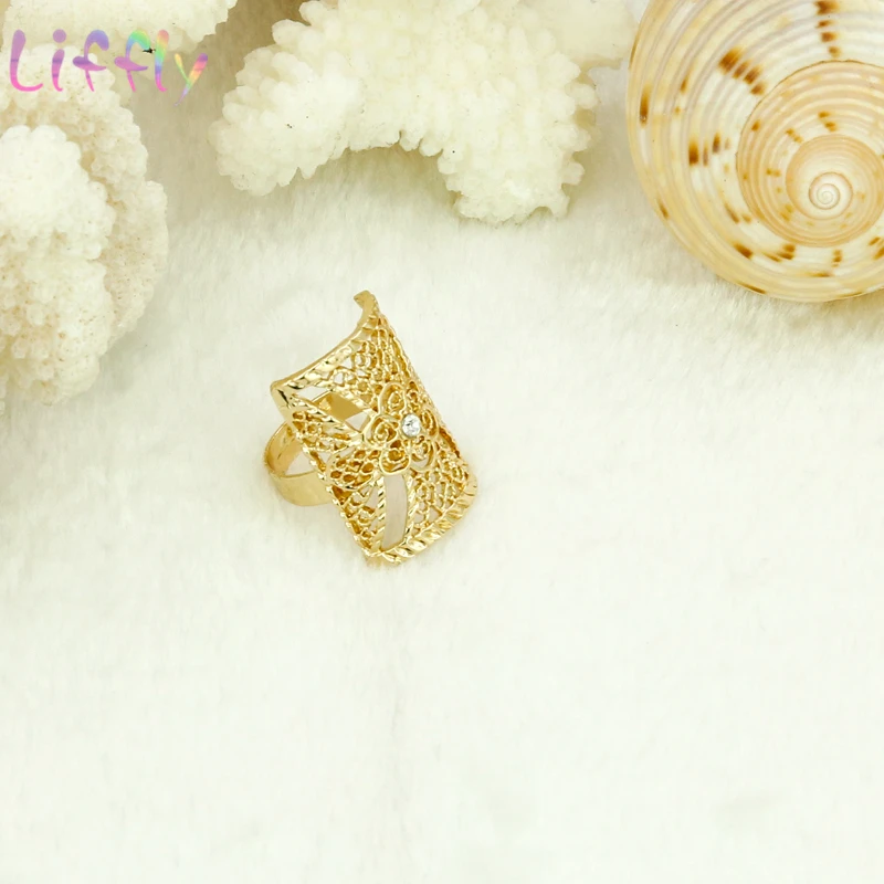 Женский комплект ювелирных изделий Liffly из колье серёг кольца браслета