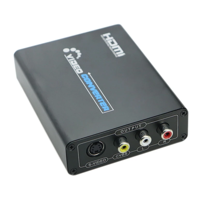 HDMI в композитный 3RCA AV S Video R/L o видео конвертер адаптер Поддержка 720P/1080P с RCA/s кабель