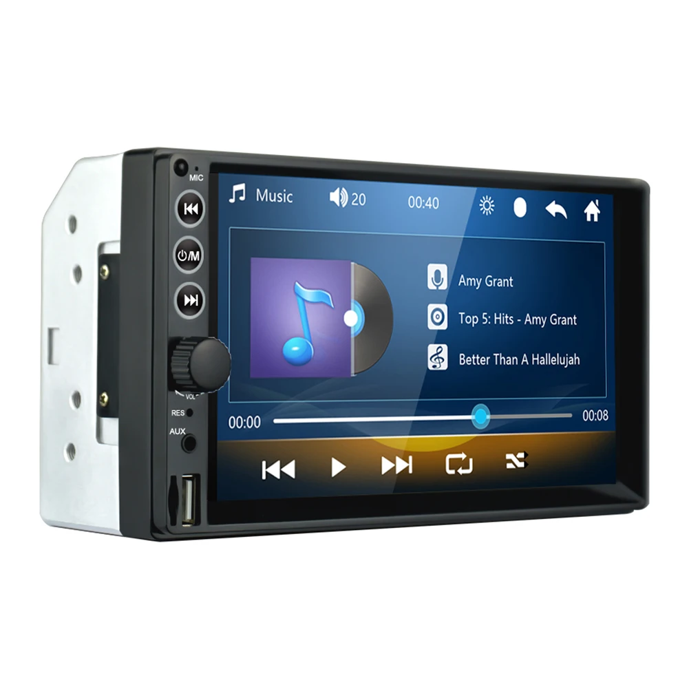 7 дюймов сенсорный экран Экран HD мультимедийных проигрывателей двойной 2 дин