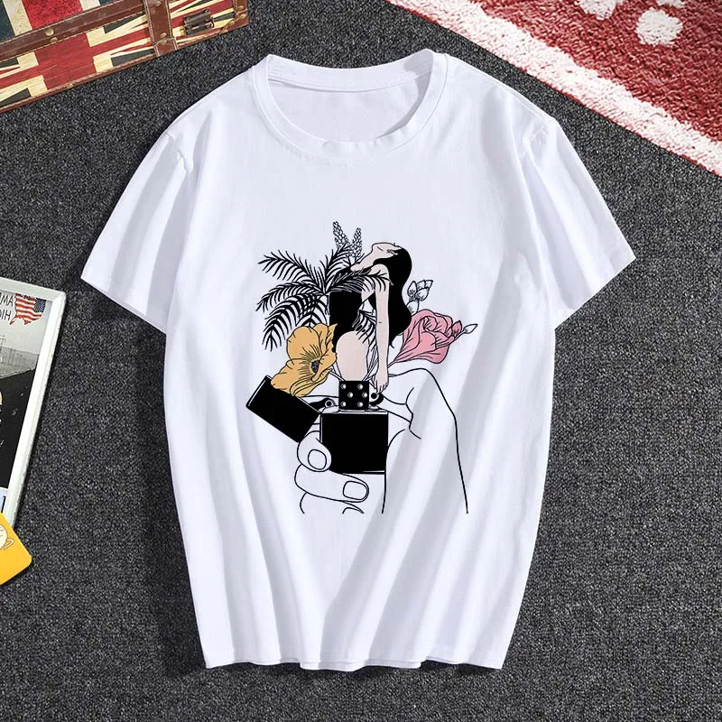 2019 новая хипстерская футболка с абстрактным художественным принтом Футболка