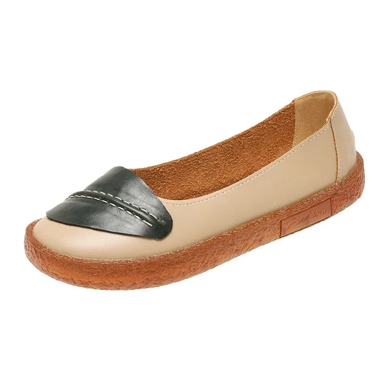 

2021 Trendy Style Black Pu Non-Slip Women Flats Soft Comfortable Woman Flats Fit Oxford Girls Loafers
