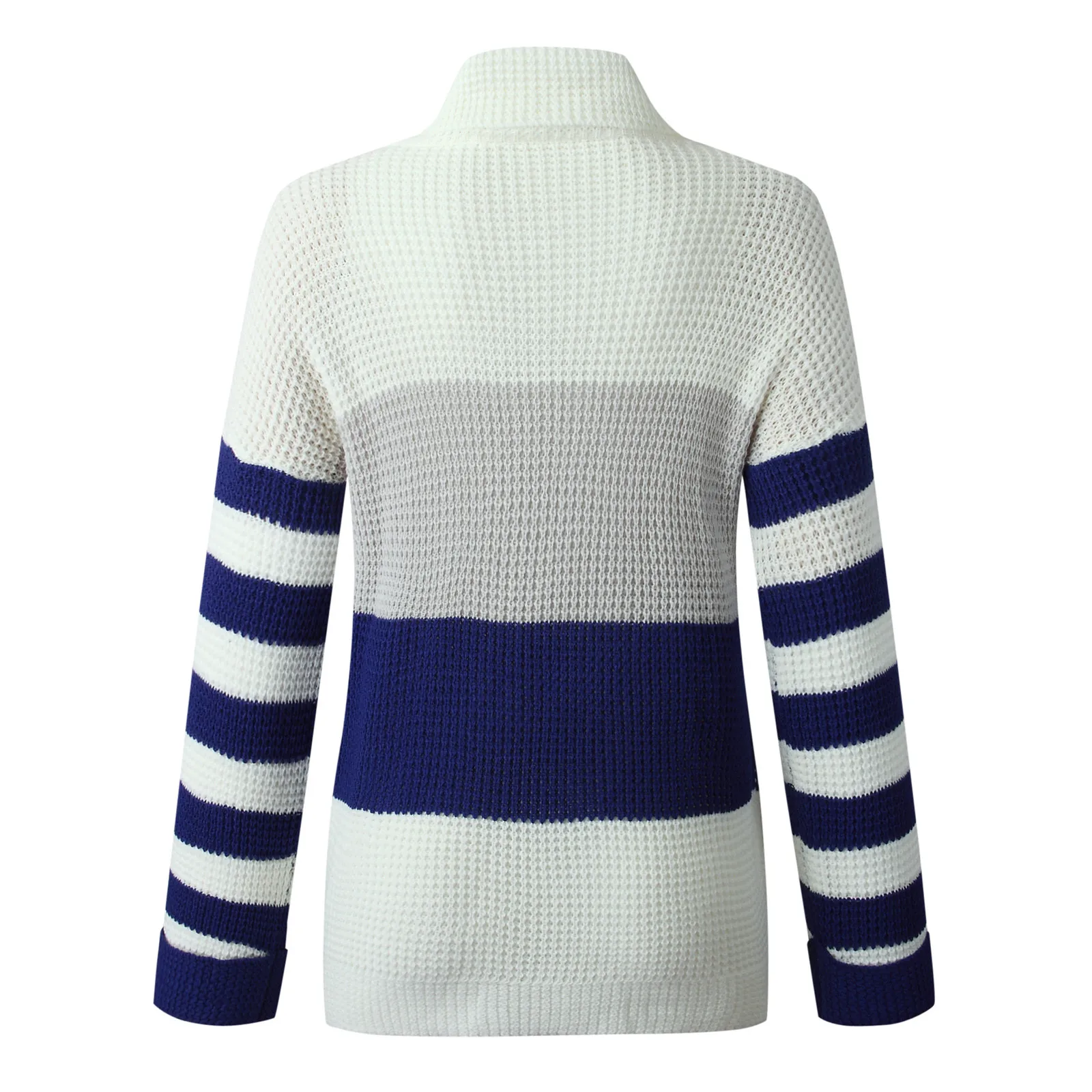 Женский вязаный свитер с круглым вырезом Свободный Повседневный в стиле ретро