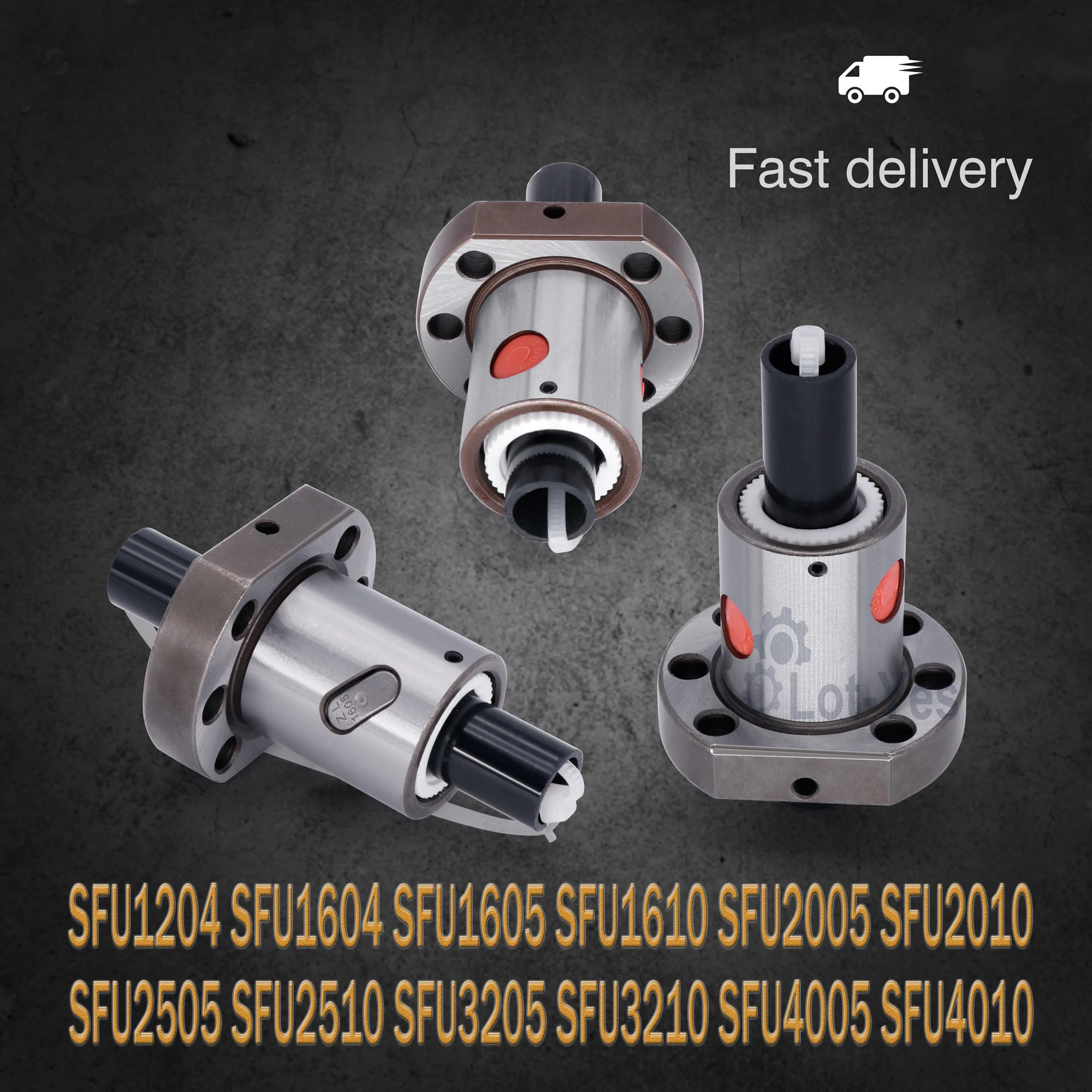 

Ball Screw Left-handed Ball Nut Ballnut SFU1204 SFU1605 SFU1604 SFU1610 SFU2005 SFU2505 SFU2010 SFU2510 SFU 3205 4005 3210 4010