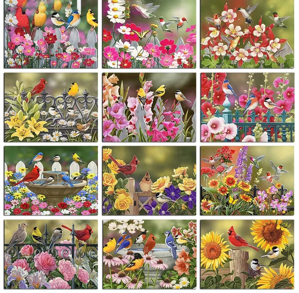 

AB алмазная живопись Птица цветок Стразы Вышивка крестом Сделай Сам 5D мозаичный узор Алмазная вышивка Животное украшение для дома подарок
