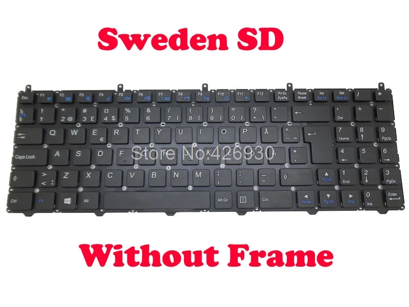 US TR SD FR UK клавиатура для CLEVO W650EH W650RZ1 W650SB W650SC W650SF W650SH W650SJ W650SR США Турция Швеция