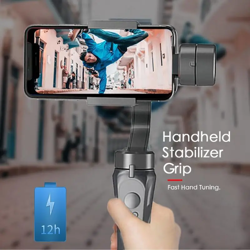 H4 3 режима usb зарядка смартфон карданный Ручной Стабилизатор ручка