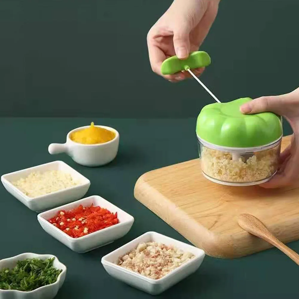 

Manual Garlic Press Multi-function Garlic Grinding Chopper Food Vegetables Cutter Meat Grinders Kitchen Gadgets Garlic Artifact