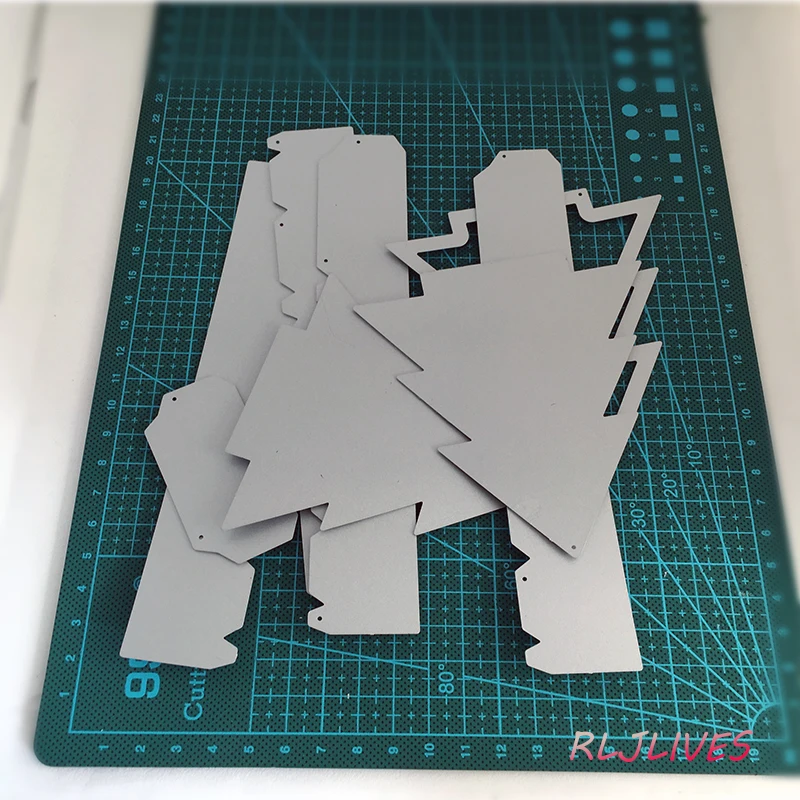 

Christams Tree Shaker Box Metal Cutting Dies DIY Scrapbooking Card Stencil Paper Craft Handmade Album Handbook Decoration